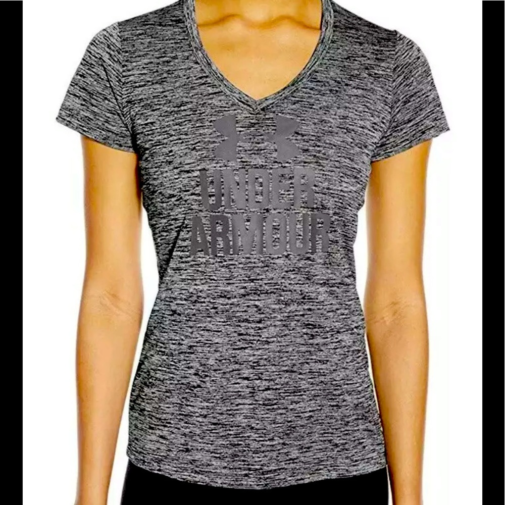 Under Armour Tech V-Neck Twist Logo shirt